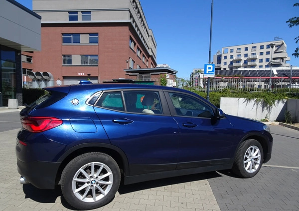 BMW X2 cena 93550 przebieg: 52000, rok produkcji 2018 z Wrocław małe 742